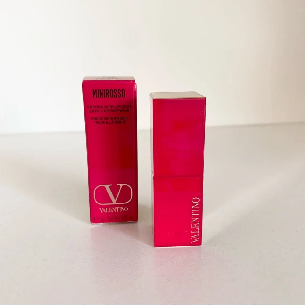 Valentino rouge satin lipstick intense long lasting